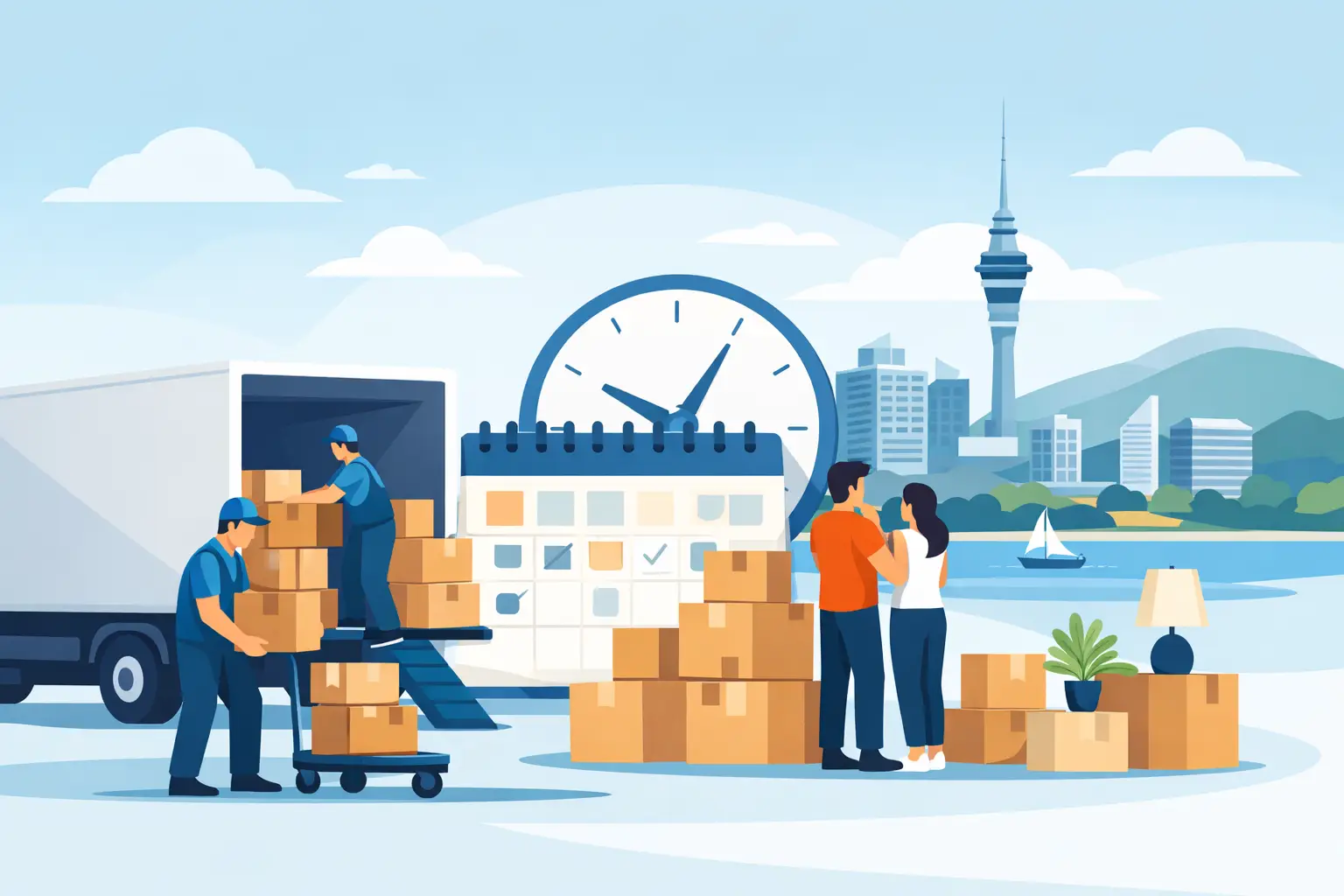 When Should Movers Be Booked in Auckland?