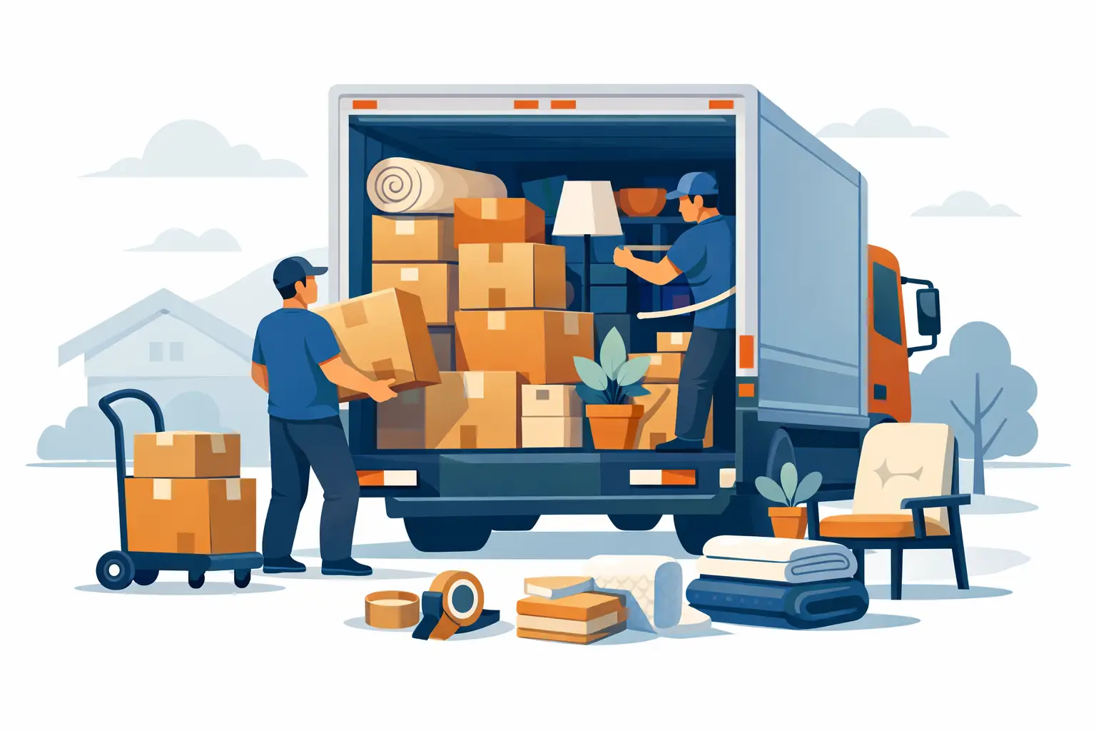 How to Pack a Moving Truck Properly