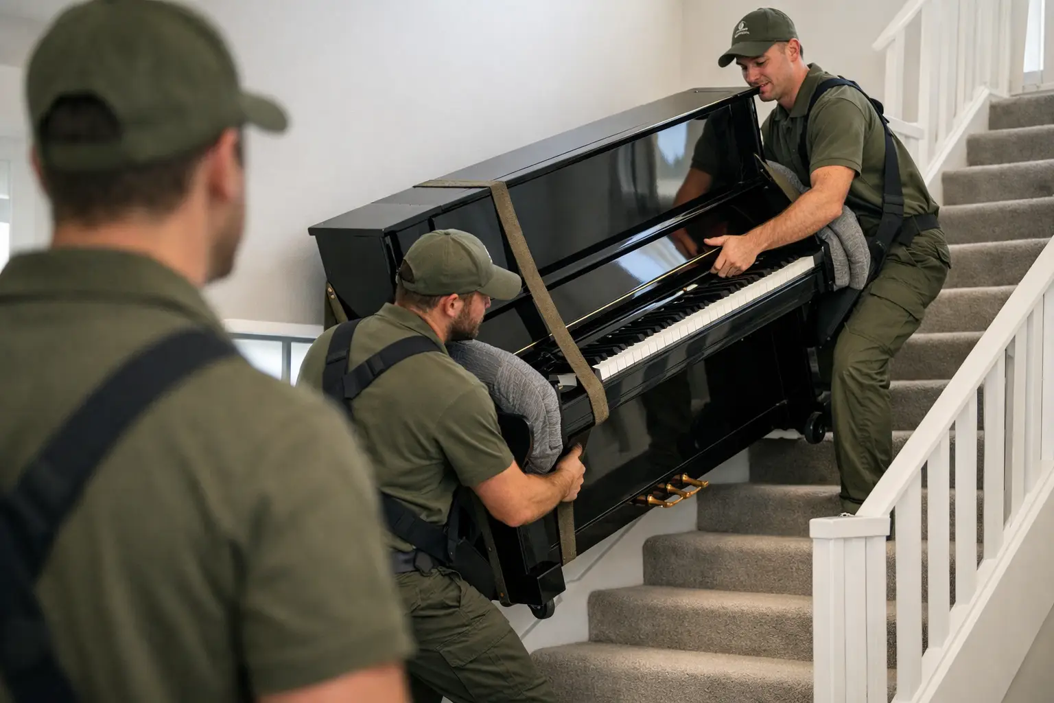How to Move a Piano Upstairs Without Damage