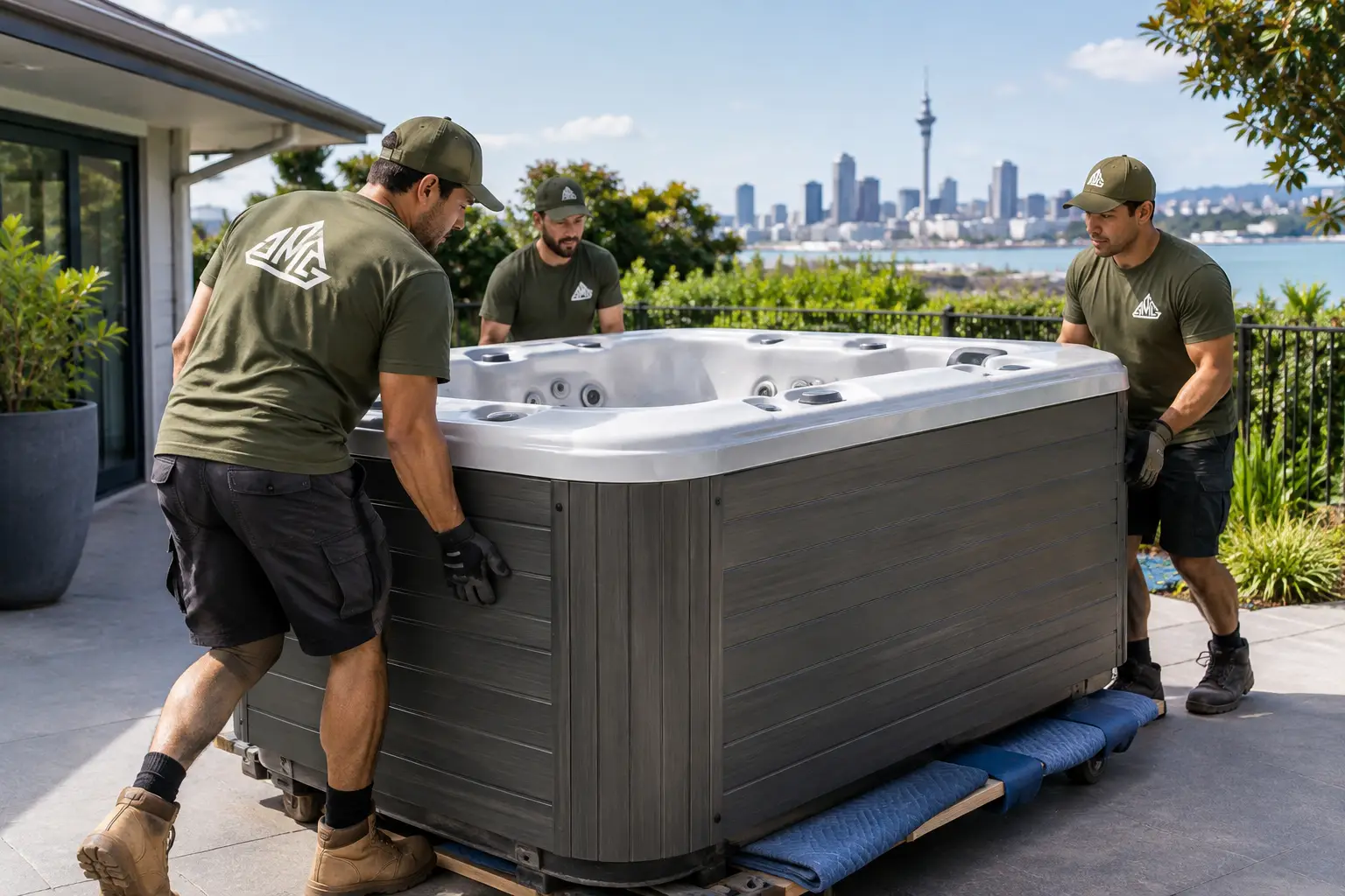 How to Move Spa Pools Without Costly Damage